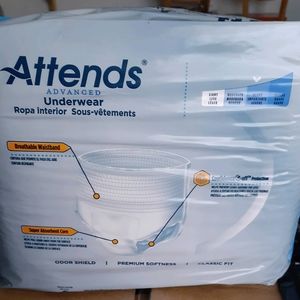 Attends Adult Briefs - Large Unisex (VA Quality)